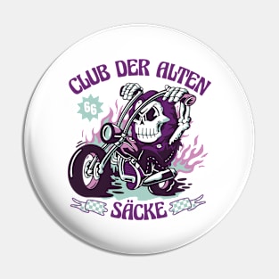 Biker Skull P R t shirt Pin