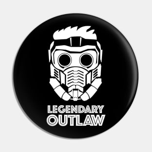 Star-Lord the Legendary Outlaw in White Pin