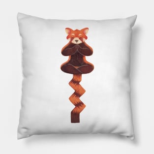 Red Panda Zen Pillow