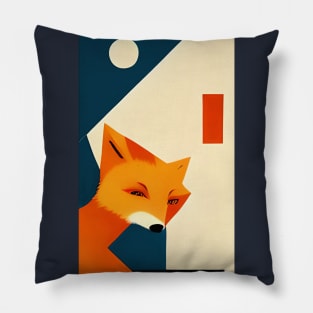 Funky Fox - Abstract Urban Design Pillow