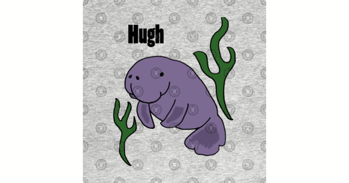 Cute Funny Manatee Cartoon - Manatee - Kids Hoodie | TeePublic