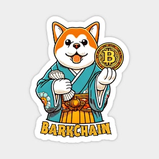 Bitcoin dog for dog lovers Magnet