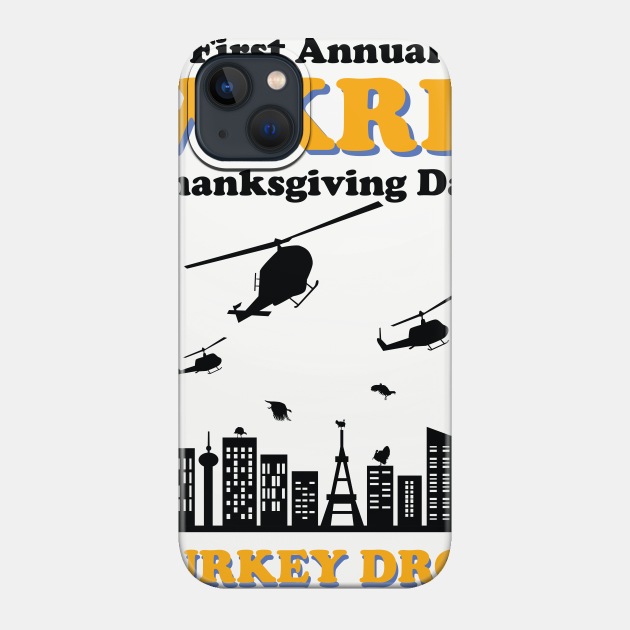 WKRP Turkey Drop Retro - Wkrp - Phone Case