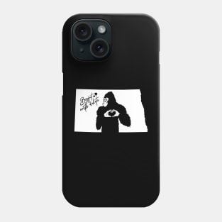 North Dakota Bigfoot Phone Case