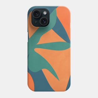 Retro Botanical, Mid Century Modern Decor Phone Case