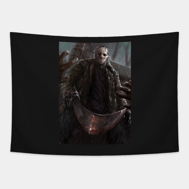 Jason Voorhees Tapestry by ShaneCook