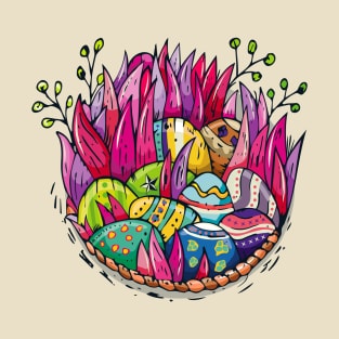 Happy Easter! Colorful Easter Egg Design T-Shirt