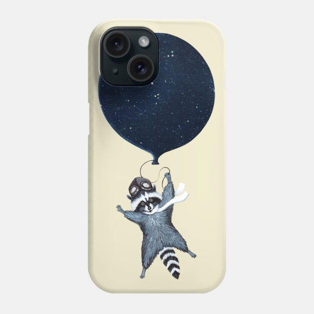 Raccoon Phone Case by ruta13art