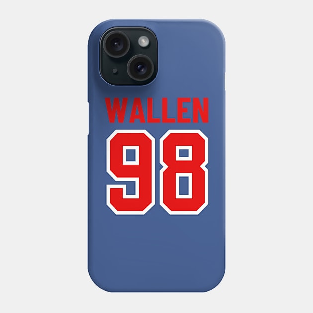 98 Braves Morgan Wallen Phone Case by Super Legend