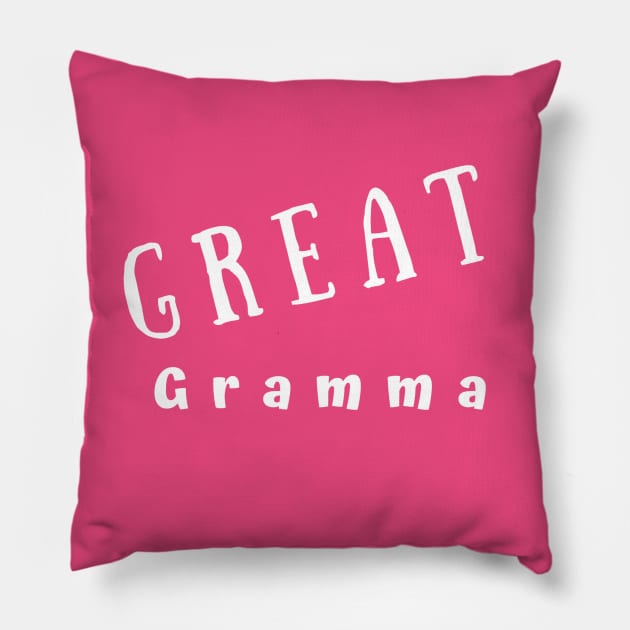 Great Gramma Pillow by Comic Dzyns