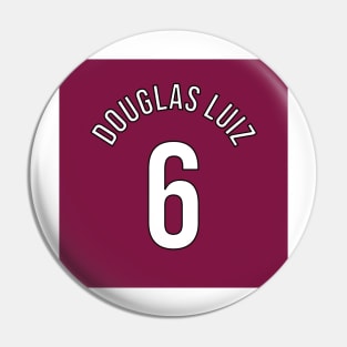 Douglas Luiz 6 Home Kit - 22/23 Season Pin