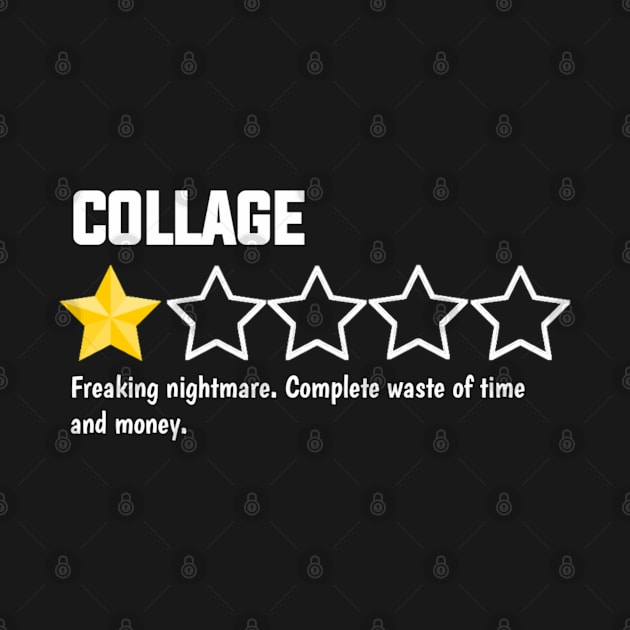 College, one star,  freaking nightmare. complete waste of time and money by sukhendu.12