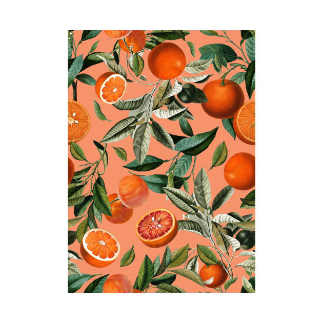 Vintage Fruit Pattern XII by burcukorkmazyurek