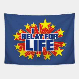 I Relay for Life - Super Powers Collection Tapestry