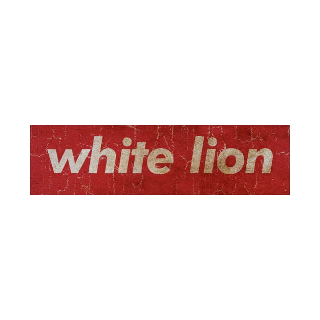 White Lion - SIMPLE RED by GLOBALARTWORD