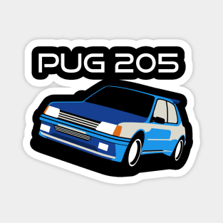 Pug 205 Magnet