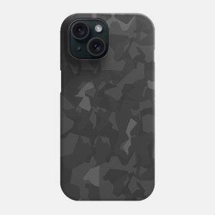 Dark grey Camo pattern Phone Case