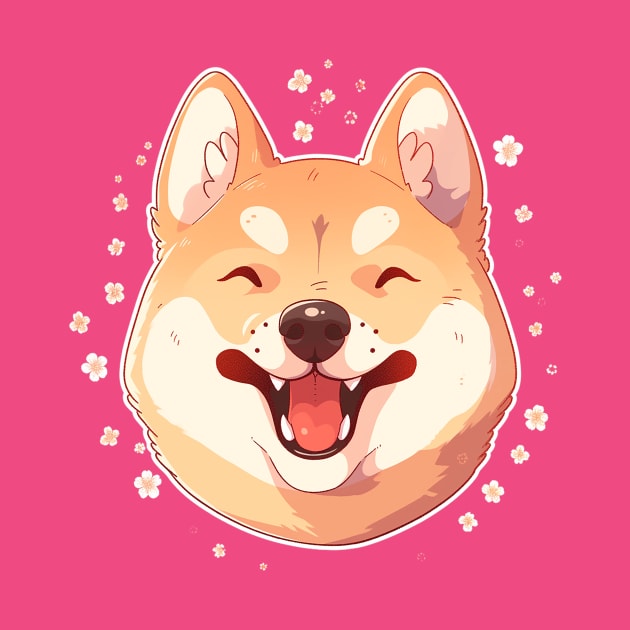 shiba inu by weirdesigns