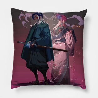 Blue Eye Samurai Pillow