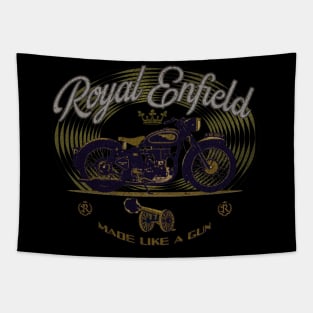 Royal Enfield made like a gun Tapestry