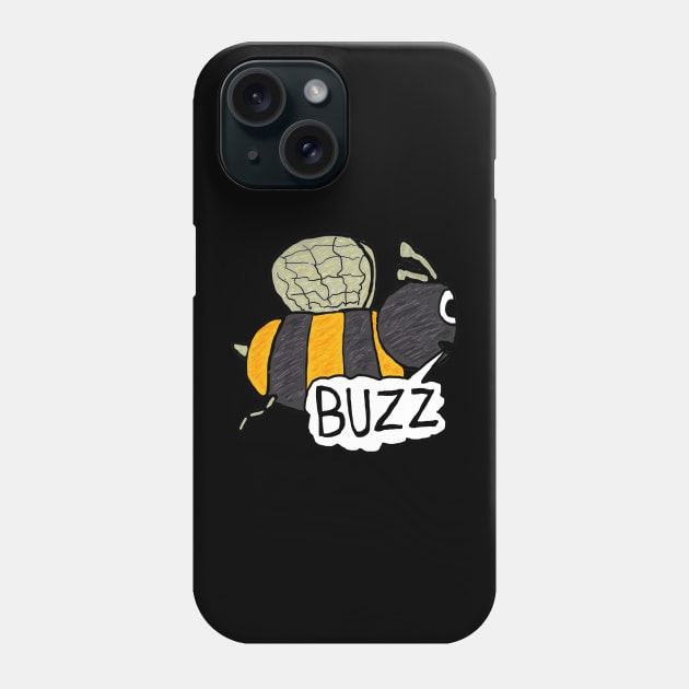 Buzzing Bee Phone Case by Mark Ewbie