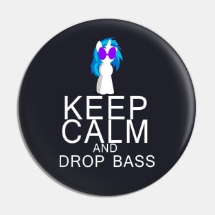 Vinyl Scratch/DJ Pon-3 - Keep Calm and Drop Bass Pin