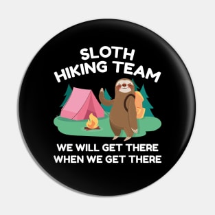 Sloth Hiking Team Pin