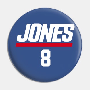 Jones 8, New York Giants Pin