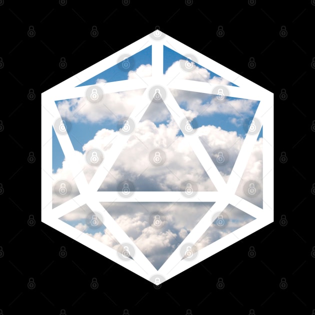 D20 Decal Badge - Clouds by aaallsmiles