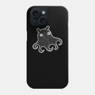 Cute Dumbo Octopus drawing for ocean lovers Phone Case