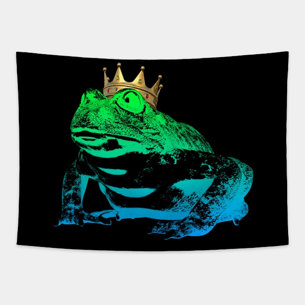 Princess Frog Colored Tapestry by Tarasevi4