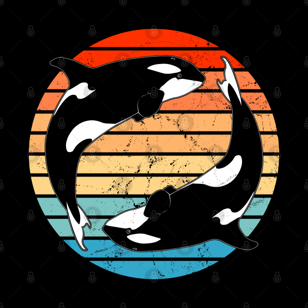 Cute Orca Killer Whales by NicGrayTees