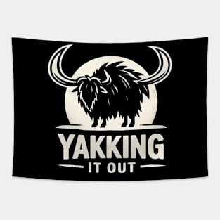 Yakking North Face Yak, Yak Yak Yak Tapestry