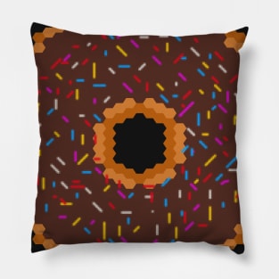 Chocolate Donut Pillow