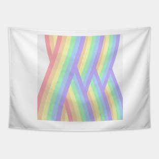 Geometric rainbow  cute color Tapestry