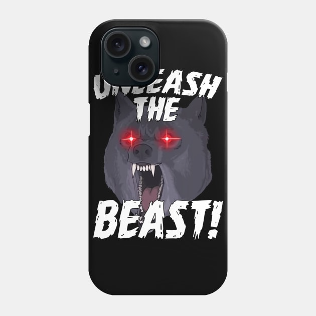 Funny Gym Beast Motivational Sports Quotes Phone Case by WorkoutQuotes