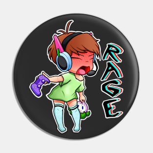 Gamer Rage Pin