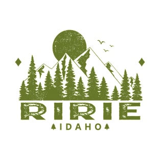 Ririe Idaho Mountain Souvenir T-Shirt