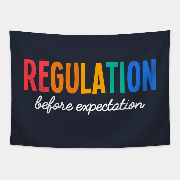 Regulation Before Expectation, Neurodiversity Affirming Tapestry by yass-art