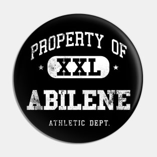 Abilene Vintage Retro Distressed College Property Athletic Pin