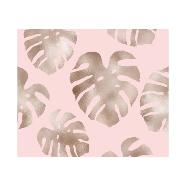 Blush rose monstera by RoseAesthetic