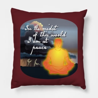 At Peace-man Pillow