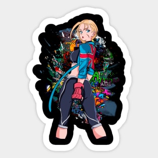 Street Fighter: Cammy Vinyl Sticker -  Denmark