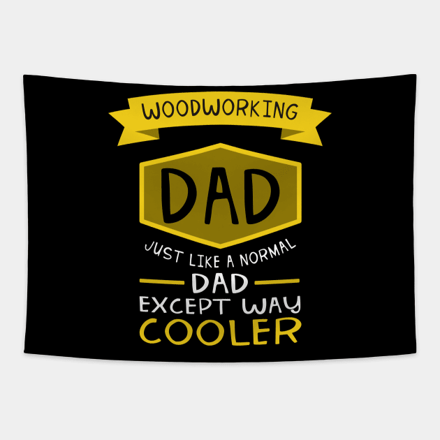 Holzwerker Dad - Geschenk Tapestry by teweshirt