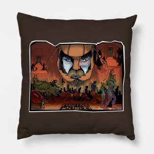 "Shelter in Flames" Page Detail Pillow