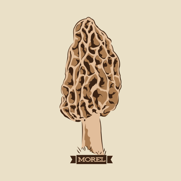 Majestic Morel by Taylor Lindgren Art