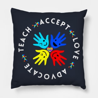 Autism Support Autism Teacher Pillow