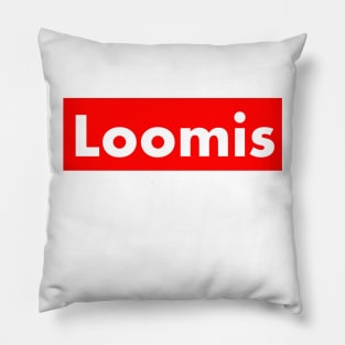 Loomis box logo Pillow