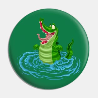 Crocodile Pin