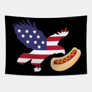 Hot Dog Day America Tapestry